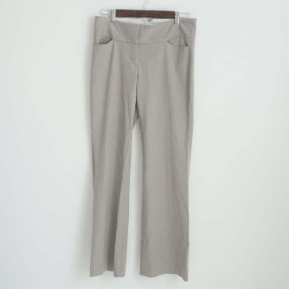 NEW Express Beige Boot Cut Trousers Size 6